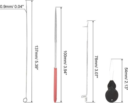 uxcell Beading Needle Set Threading Tools with Threader, Bead Crochet Hook, Tipped Bead Reamer Beading, Needles, Beaded Steel Wire in Saudi Arabia