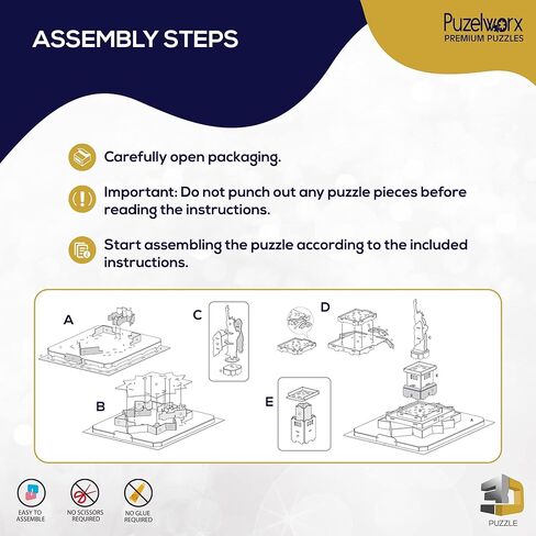 ألغاز Playkidz Puzelworx ثلاثية الأبعاد للبالغين والأطفال، ألغاز مجموعة نماذج البرج المائل، مجموعات بناء النماذج، ألغاز إسفنجية ثلاثية الأبعاد، مشاريع العلوم والتكنولوجيا والهندسة والرياضيات للأطفال، هدية رائعة، مشروع DIY للأطفال (برج مائل) in Kuwait