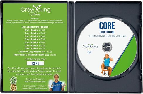 Grow Young Fitness Chapter One Exercise DVDs for Seniors - Low Impact Workouts from Home - Simple, Safe, Effective Workout DVD for Elderly in Kuwait
