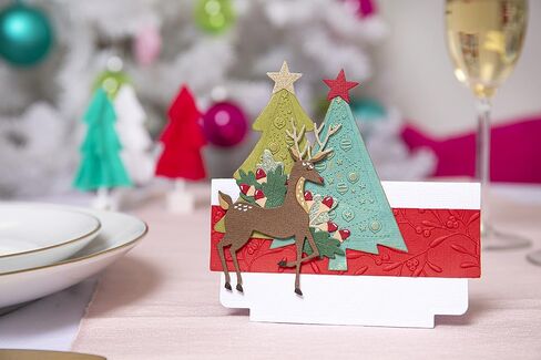 Sizzix Sizzx 3-D Textured Impressions Embossing Folder Delicate Mistletoe by Kath Breen | 665759 | Chapter 3 2022, Multicolor in Saudi Arabia