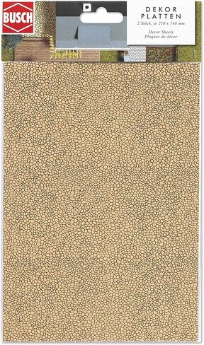 Busch 7037 Sheet Random Stone 2/ HO Scenery Scale Model Scenery in Saudi Arabia