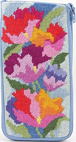 Aeiniwer Eyeglass Case - Watercolor Poppy - Needlepoint Kit in Saudi Arabia