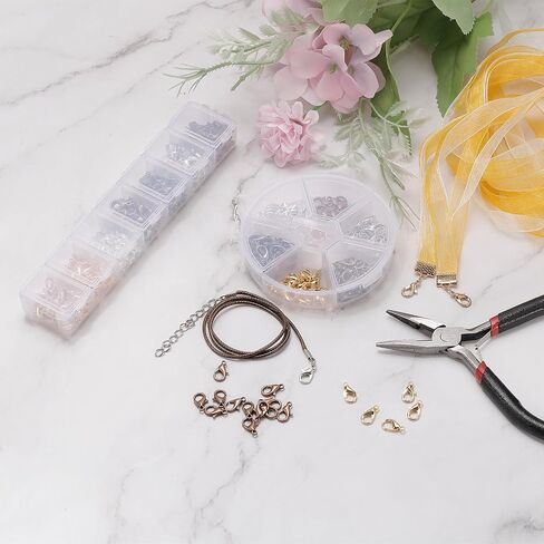 uxcell Lobster Claw Clasp, Jewelry Clamps for DIY Beading Bracelets Keychains Making, 6 Colors in Saudi Arabia