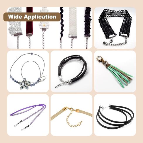 uxcell Lobster Claw Clasp, Jewelry Clamps for DIY Beading Bracelets Keychains Making, 6 Colors in Saudi Arabia