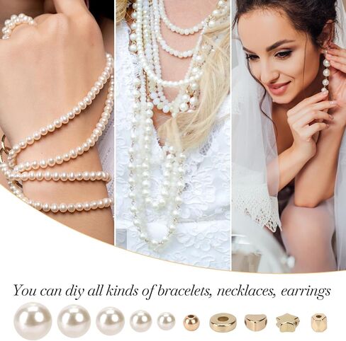 720Pcs Bracelet Making Kit, Beads for Bracelets Beads for Jewelry Making Bracelet Charms Charms for Jewelry Making String Crystal Beads for Bracelets Making Kit for Jewelry Making Supplies in Saudi Arabia