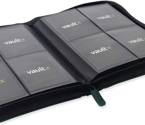 Vault X 4 Pocket Zip Trading Card Binder 160 Cards Exo-Tec (Black) in Saudi Arabia
