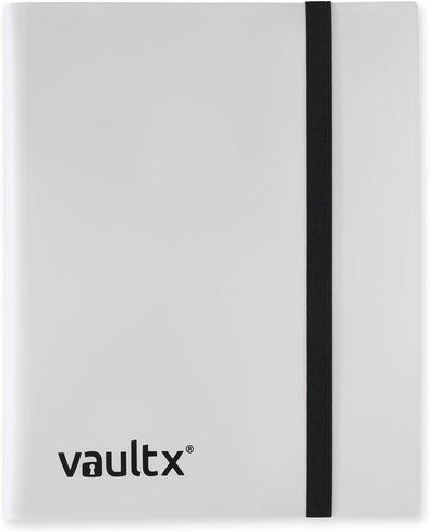 Vault X Binder - مجلد ألبوم بطاقات التداول ذو 9 جيوب - مجلد جيب تحميل جانبي 360 درجة لـ TCG (أسود) in Kuwait
