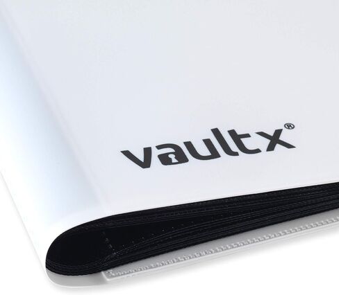 Vault X Binder - مجلد ألبوم بطاقات التداول ذو 9 جيوب - مجلد جيب تحميل جانبي 360 درجة لـ TCG (أسود) in Kuwait
