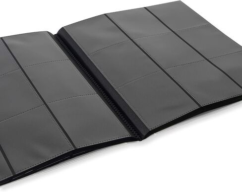 Vault X Binder - مجلد ألبوم بطاقات التداول ذو 9 جيوب - مجلد جيب تحميل جانبي 360 درجة لـ TCG (أسود) in Kuwait