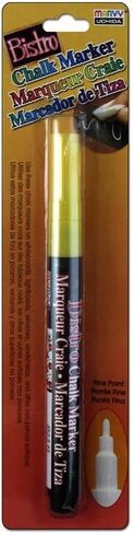 Uchida of America 482-C-2 Bistro Chalk Markers with Extra Fine Tip, Red in Kuwait