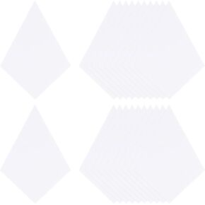 HARFINGTON 200 Count English Paper Piecing Diamond Shapes Paper Quilting Templates Patchwork English Paper Piecing Supplies for Quilting Sewing DIY Craft in Saudi Arabia