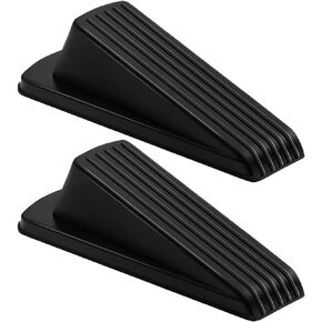 Vanleonet Big Door Stoppers,2 Pack Extra Large Door Stoppers for Bottom of Door Sturdy Stackable for Door Stop for Carpet Heavy Duty Door,Tile, Wooden Floor, Carpet