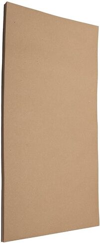 JAM PAPER Ledger Matte 24lb Paper - 90 gsm - 11 x 17 Tabloid - Yellow Recycled - 100 Sheets/Pack in Saudi Arabia