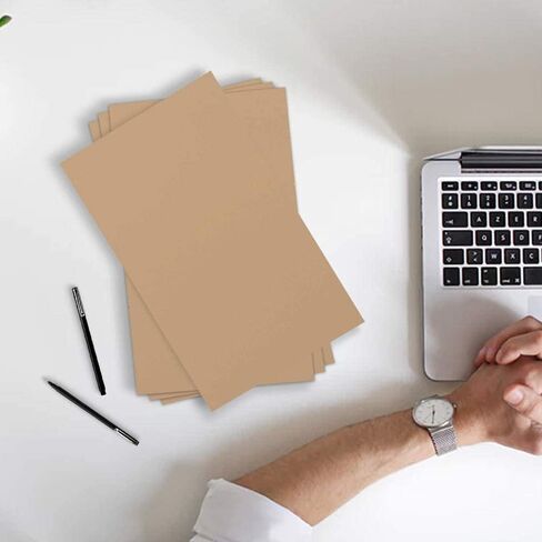 JAM PAPER Ledger Matte 24lb Paper - 90 gsm - 11 x 17 Tabloid - Yellow Recycled - 100 Sheets/Pack in Saudi Arabia