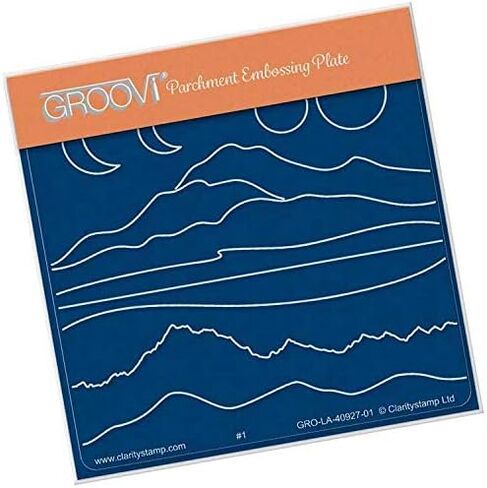 Groovi Plate - Mountain and Hills A6 Sq, GRO40927 in Saudi Arabia