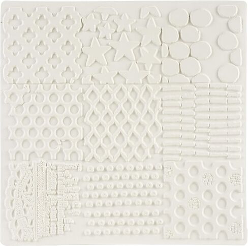 Carabelle Studio Art Printing Square Rubber Texture Plate-nine Square Textures in Saudi Arabia