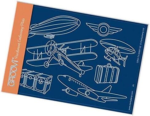 قالب Groovi من Claritystamp ~ لوحة الطيران A6، GRO40667 in Kuwait