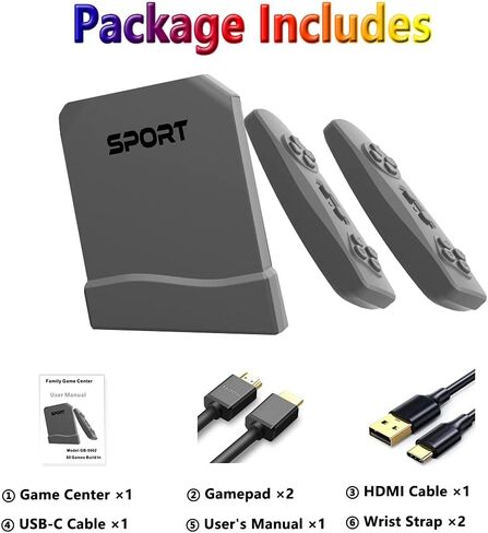 مركز ألعاب الفيديو للتلفزيون 32 بت من تيبيو للأطفال مع 30 لعبة رياضية مدمجة و 30 قطعة تحكم لاسلكي ألعاب عادية لعبة عيد ميلاد للأولاد والبنات in Kuwait