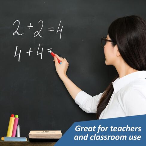 Chalk - 12 Pack Chalkboard Chalk With 4 Chalk Holder - 12 Colored Chalk, Non Toxic Chalk for Chalkboard, Thin Kids Chalk Great for School, Office, Kids and Teacher Use in Saudi Arabia