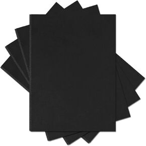 Golden State Art, Foam Board (Set of 25, 11x14, Black, 3/16 Thick)