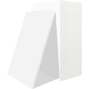 Mat Board Center Premium White Foam Core Board - 5x7 Inches, 3/16 Thick - 10 Pack, Acid-Free - Ideal for Mounting, Crafts, Art, and Presentations