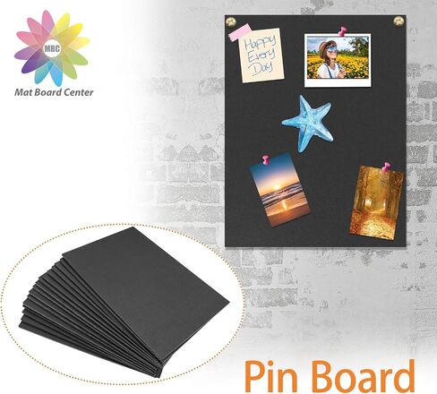 Mat Board Center, Pack of 25 Foam Boards (Black Color, 8x10 3/16") in Kuwait