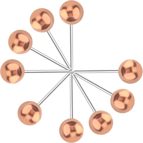 Yalis Push Pins Map Tacks 1/8-Inch Retro Metallic Color Beads Head Marking Push Pins, 200-count (Gold) in Saudi Arabia