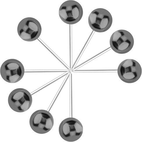 Yalis Push Pins Map Tacks 1/8-Inch Retro Metallic Color Beads Head Marking Push Pins, 200-count (Gold) in Saudi Arabia