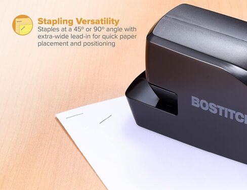 Bostitch Office Portable Electric Stapler, 20 Sheets, AC or Battery Powered, Black (MDS20-BLK) in Saudi Arabia