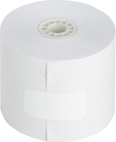 Business Source Receipt Paper 2.25 Inch x 150 Pack of 12 Rolls - White (28650) in Kuwait