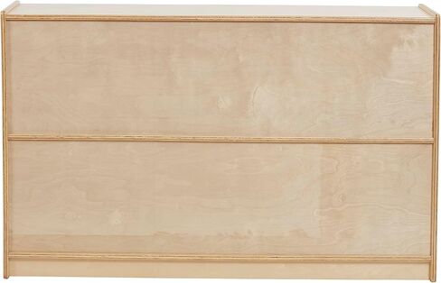 ECR4Kids Streamline 12 Cubby Tray Storage Cabinet, 3x4, Classroom Furniture, Natural in Saudi Arabia