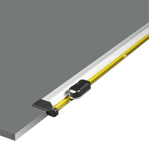 Keencut 60631 Table-Edge 60" Rotary Trimmer, Cuts Easily in Both Directions, Two Integral Roller Clamps Provide Secure Clamping During Cutting, Extruded Silver Anodized Aluminum Base in Kuwait