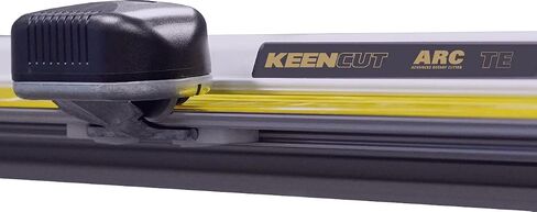 Keencut 60631 Table-Edge 60" Rotary Trimmer, Cuts Easily in Both Directions, Two Integral Roller Clamps Provide Secure Clamping During Cutting, Extruded Silver Anodized Aluminum Base in Kuwait