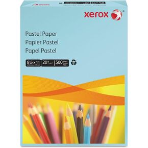 Xerox Multipurpose Colored Paper, 8 1/2" x 11", 20 Lb., Blue, Ream Of 500 Sheets in Kuwait