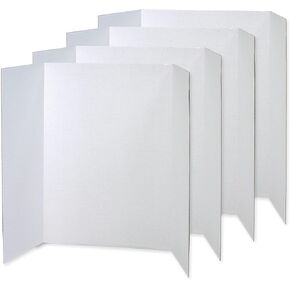 Pacon Presentation Boards, Single Wall, White, 48" x 36", 12 Count in Saudi Arabia