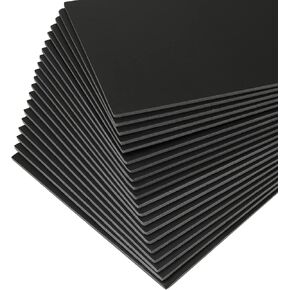 DAJAVE 20 Pack 11x14 Inch Foam Board, 3/16 Inch(5MM) Thickness Black Foam Boards, Polystyrene Poster Board Foam Backing Boards for Craft, Presentations, School, Office & Art Projects in Saudi Arabia