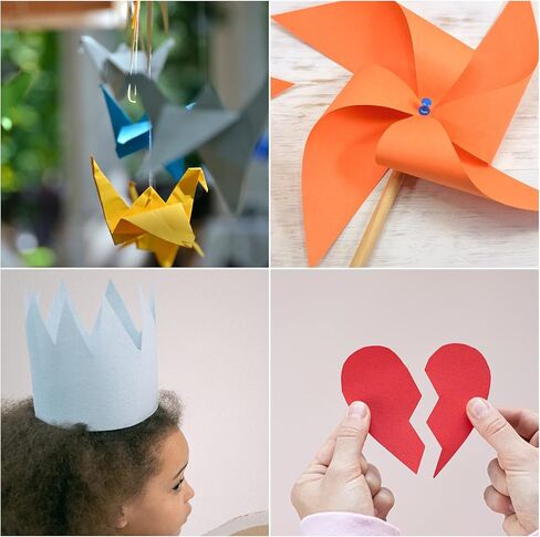 WYKOO 200 Sheets Colored Card Stock Printer Paper, 100gsm Colored Paper, Colored A4 Copy Paper, Lightweight Art Colored Paper for Kids Adults School Drawing in Kuwait