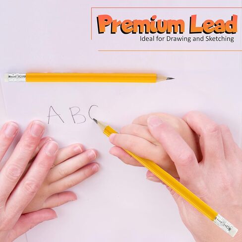 Emraw Pre Sharpened Round Primary Size No 2 Jumbo Pencils for Preschoolers, Elementary Kids - Pack of 24 Premium Fat Pencils in Saudi Arabia
