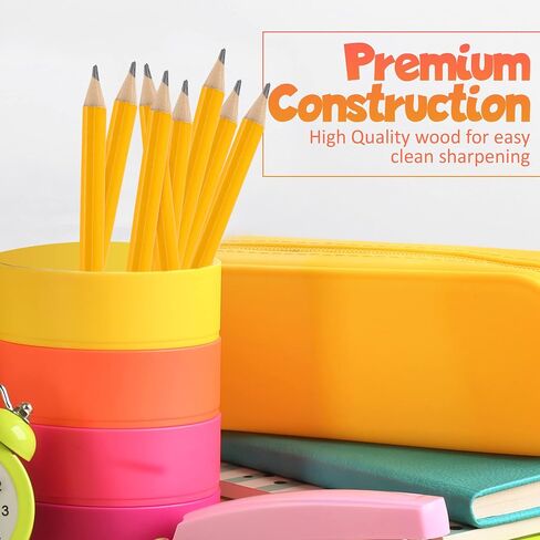 Emraw Pre Sharpened Round Primary Size No 2 Jumbo Pencils for Preschoolers, Elementary Kids - Pack of 24 Premium Fat Pencils in Saudi Arabia