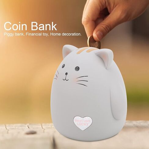 ديكورات حصالة الخنزير، حصالة العملات المعدنية، رسوم متحركة صغيرة لطيفة، طلاب رياض الأطفال، قطة لطيفة، هدية عملية، زخارف هريرة، عناصر ديكور لمرحلة ما قبل المدرسة، عدادات العملات المعدنية، فارزات in Kuwait