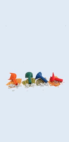 Pen + Gear Easy Wrap Coin Stacking Tubes with 40 Paper Coins Wrappers, Assorted Colors in Kuwait
