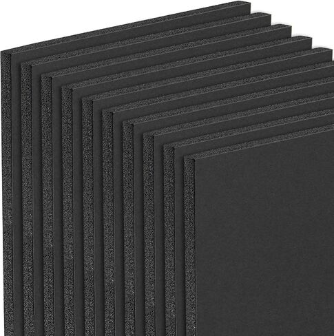 Mat Board Center, Pack of 10 8x10 3/16" Black Foam Core Backing Boards in Saudi Arabia