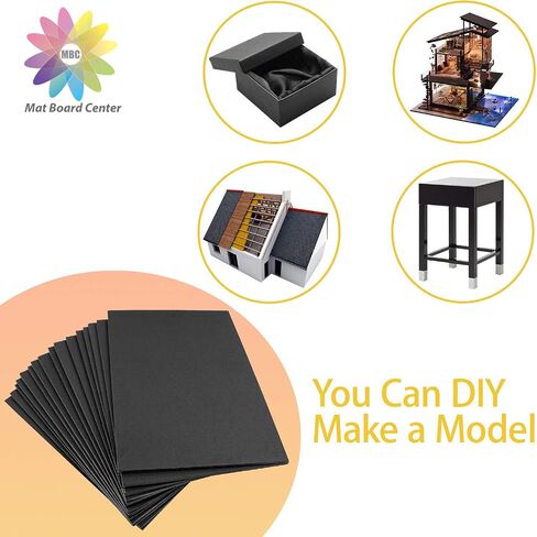 Mat Board Center, Pack of 10 8x10 3/16" Black Foam Core Backing Boards in Saudi Arabia