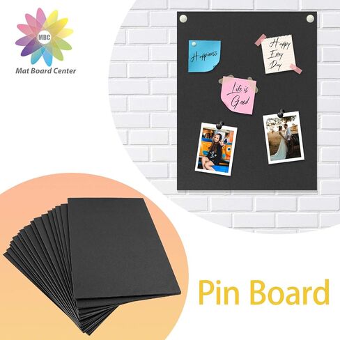 Mat Board Center, Pack of 10 8x10 3/16" Black Foam Core Backing Boards in Saudi Arabia