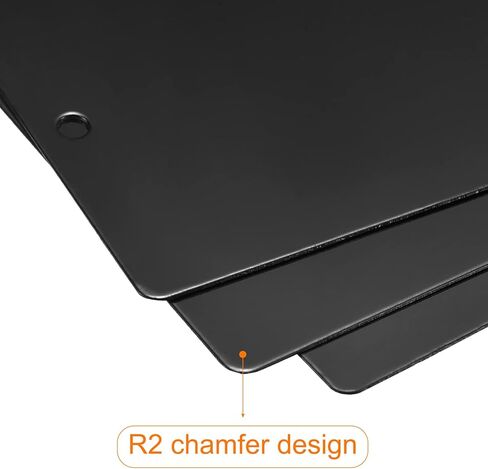 علامات uxcell فارغة من الألومنيوم، 50 × 22 × 0.3 مم، بطاقة فارغة نقش مستطيلة مع فتحتين للوحة اسم الآلة، 25 قطعة (لون نحاسي) in Kuwait