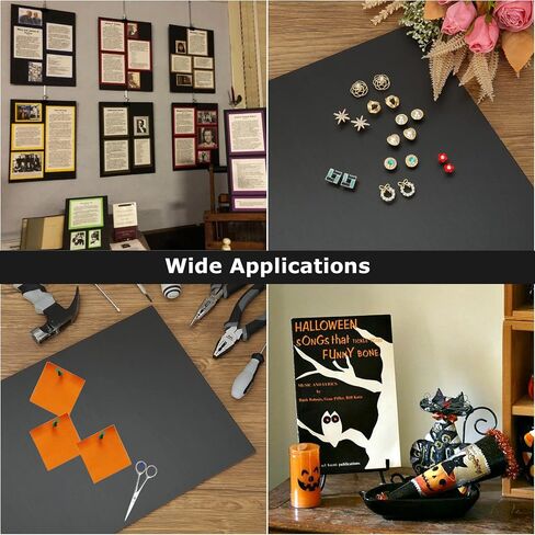 DAJAVE 20 Pack 11x14 Inch Foam Board, 3/16 Inch(5MM) Thickness Black Foam Boards, Polystyrene Poster Board Foam Backing Boards for Craft, Presentations, School, Office & Art Projects in Saudi Arabia