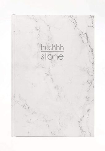 hushhh Stone Paper Notebook/Journal – White Marble Pattern, Hardcover Lined Notebook with Premium Thick Paper, College Lined Journal, A5 size, 14.3x21x1.5 cm in Kuwait