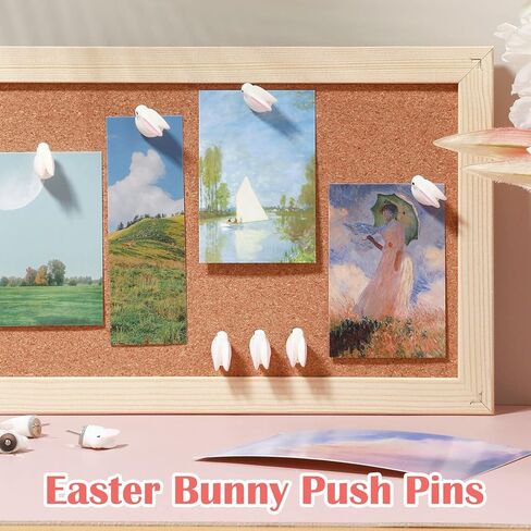زدلارو 10 قطع من دبابيس دفع الارنب اللطيفة، دبابيس الابهام البلاستيكية المزخرفة على شكل ارنب كرتوني، دبابيس ضغط ابهام مبتكرة لتزيين جدار الصور ولوحة الفلين والخريطة ولوحة الاعلانات in Kuwait