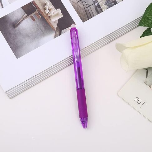 sencoo 8 pack Erasable Gel Pens Quick Dry Color Ink Pens Fine Point Retractable Roller Ball Pens 0.5 mm Cute pens for School Office Home Gift Pens in Saudi Arabia