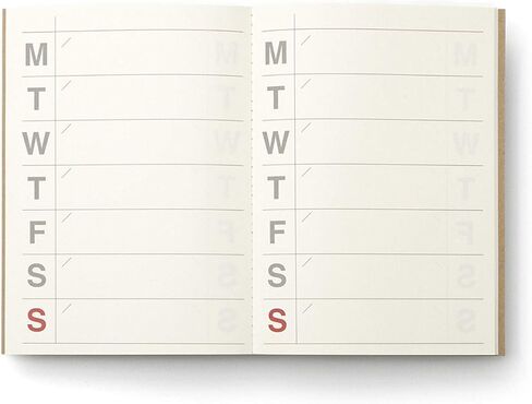 JSTORY Big Personal Wide Spaces Weekly Planner 28 Sheets Black in Kuwait
